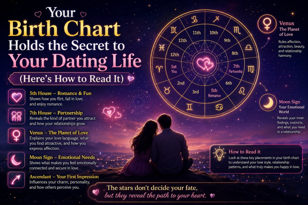 Your Birth Chart Holds the Secret to Your Dating Life (Here’s How to Read It)