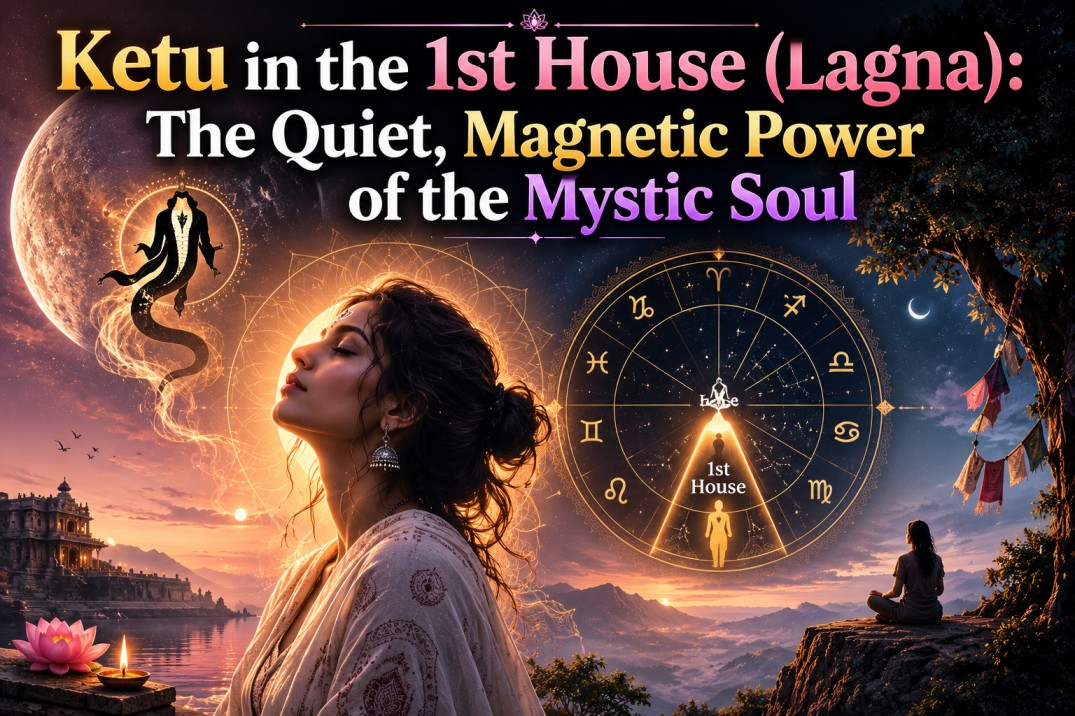 Ketu in the 1st House (Lagna): The Quiet, Magnetic Power of the Mystic Soul