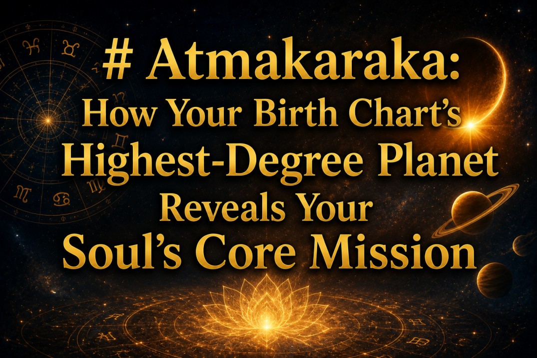 Atmakaraka: How Your Birth Chart’s Highest-Degree Planet Reveals Your Soul’s Core Mission